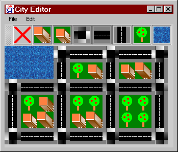 Screen Shot of CityEditor GUI